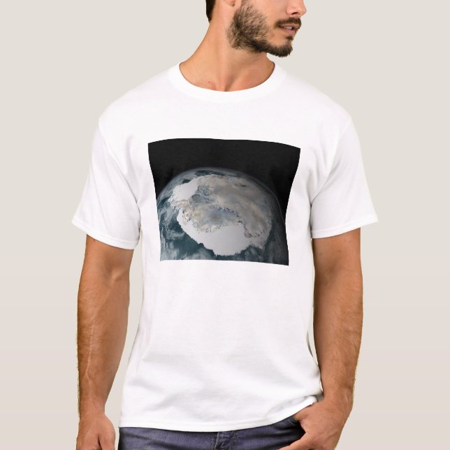 T-shirt Le continent gelé de l'Antarctique (Devant)