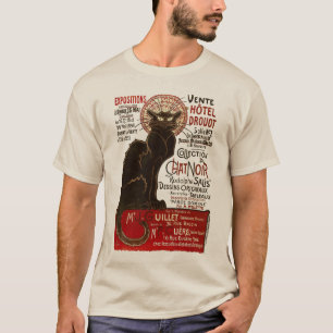 T-shirt Le Conversation Noir, Vente Hôtel Drouot