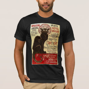 T-shirt Le Conversation Noir, Vente Hôtel Drouot Fine
