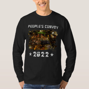 T-shirt Le convoi populaire 2022 America Truckers Liberté