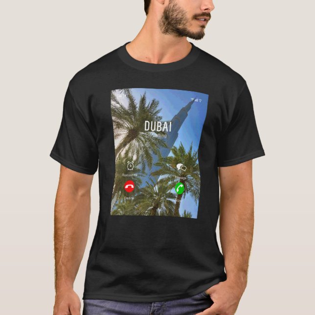 T-shirt Le cool Dubaï Appelle Les Gardiens De Citations D' (Devant)
