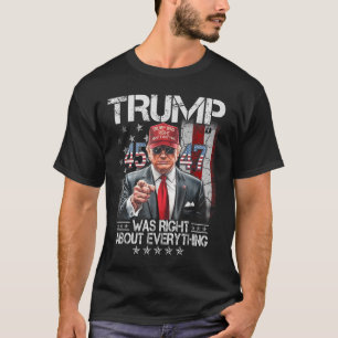 T-shirt Le cool Trump Avait Raison De Tout Ce Qui Concerne