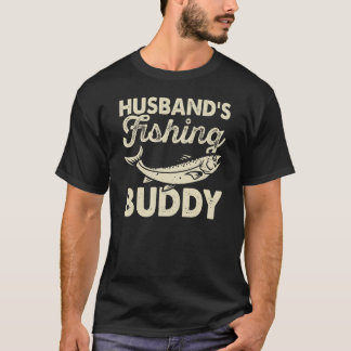 T-shirt Le copain de pêche du mari