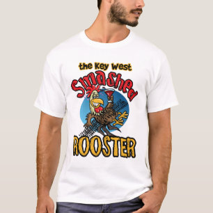 T-shirt Le coq heurté par Key West - conception #3