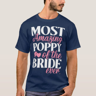 T-shirt Le coquelicot le plus Extraordinaire de la Mariage