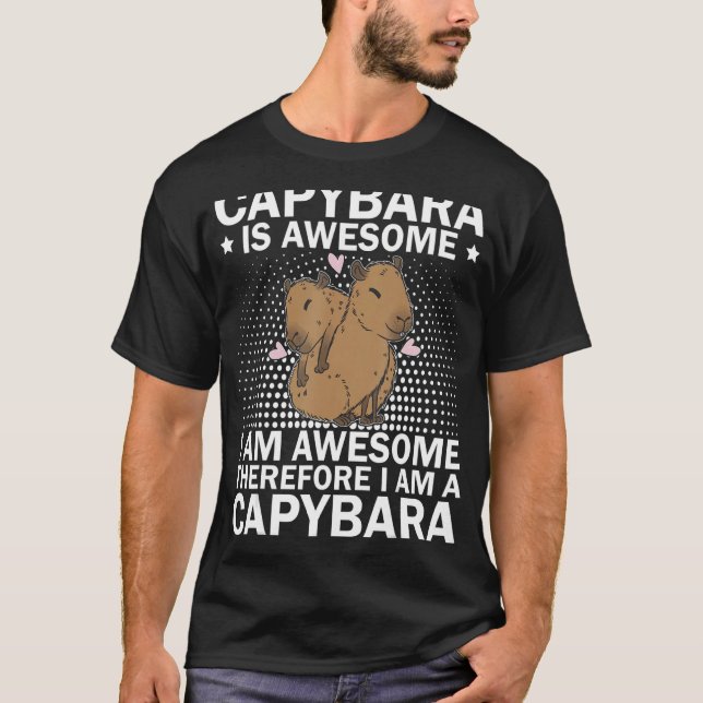 T-shirt Le costume Capybara est génial (Devant)