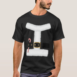 T-shirt Le costume de Ceinture du Père Noël Sui Costume de
