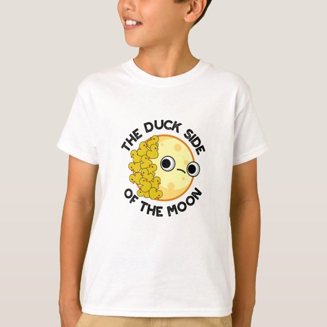 T-shirt Le Côté Canard De La Lune Amusante Astronomie Pun (Devant)