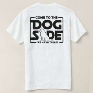 T-shirt Le côté chien (logo noir)