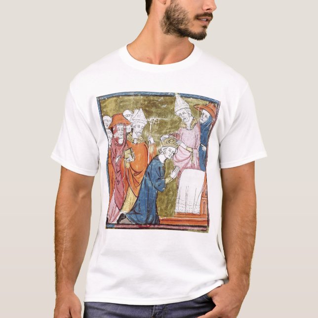 T-shirt Le couronnement de l'empereur Charlemagne (Devant)