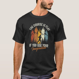 T-shirt Le Cours Est À Usage Plat Imagination Cross Countr