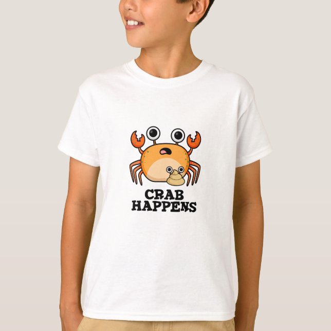 T-shirt Le crabe se produit un animal amusant (Devant)