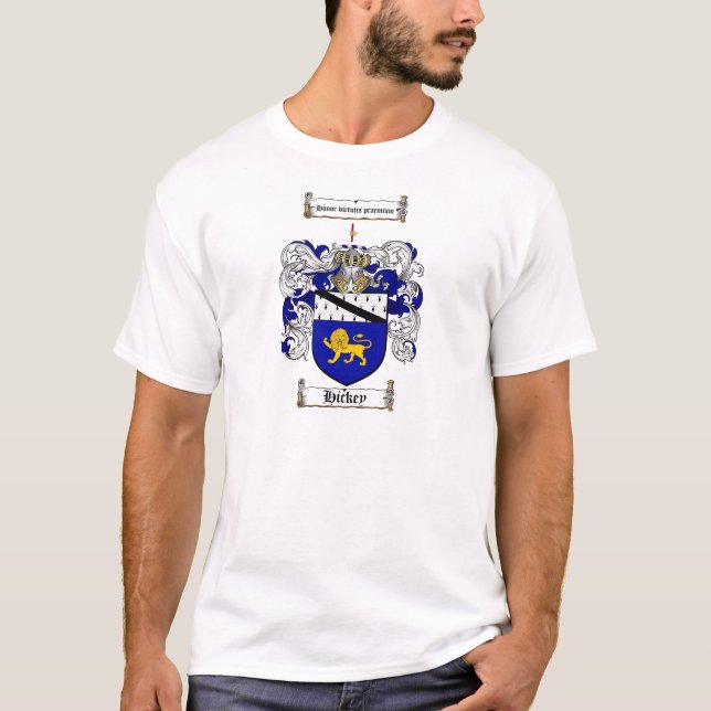 T-SHIRT LE CREST DE FAMILLE DE BIDULE - MANTEAU DE BIDULE (Devant)