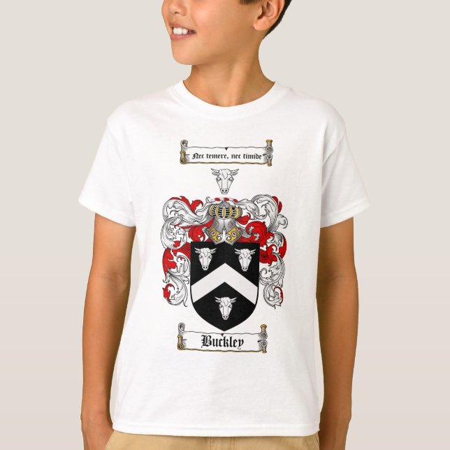T-SHIRT LE CREST DE FAMILLE DE BUCKLEY - MANTEAU DE (Devant)