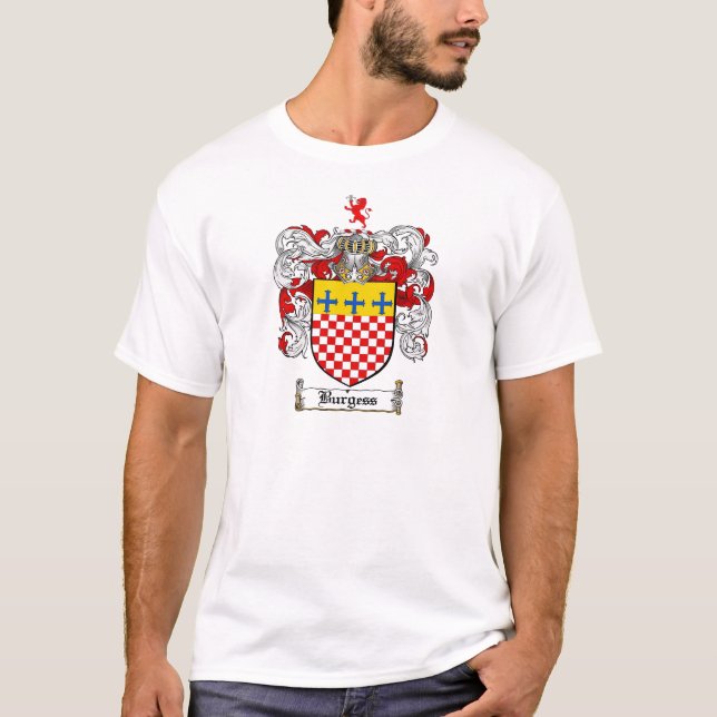 T-SHIRT LE CREST DE FAMILLE DE CITOYEN - MANTEAU DE (Devant)