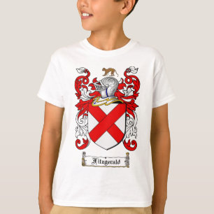 T-SHIRT LE CREST DE FAMILLE DE FITZGERALD - MANTEAU DE