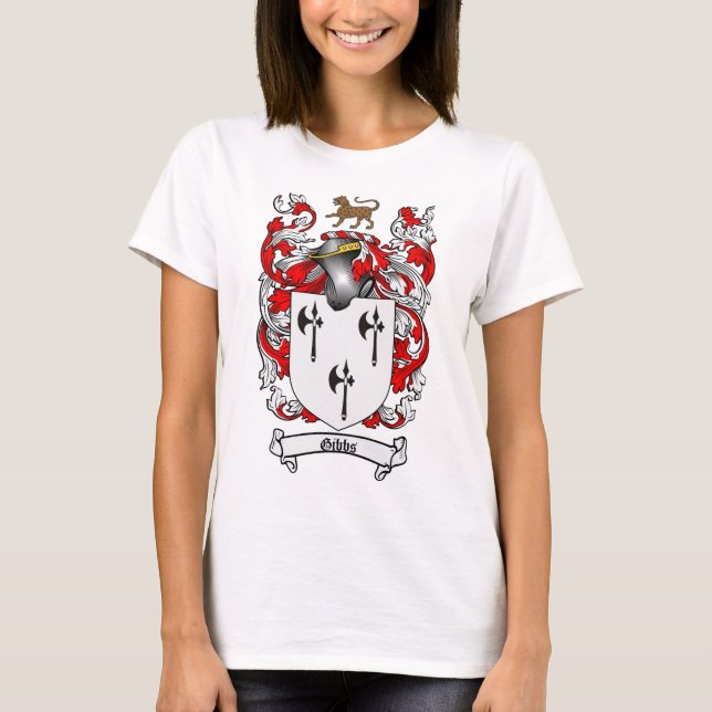 T-SHIRT LE CREST DE FAMILLE DE GIBBS - MANTEAU DE GIBBS (Devant)