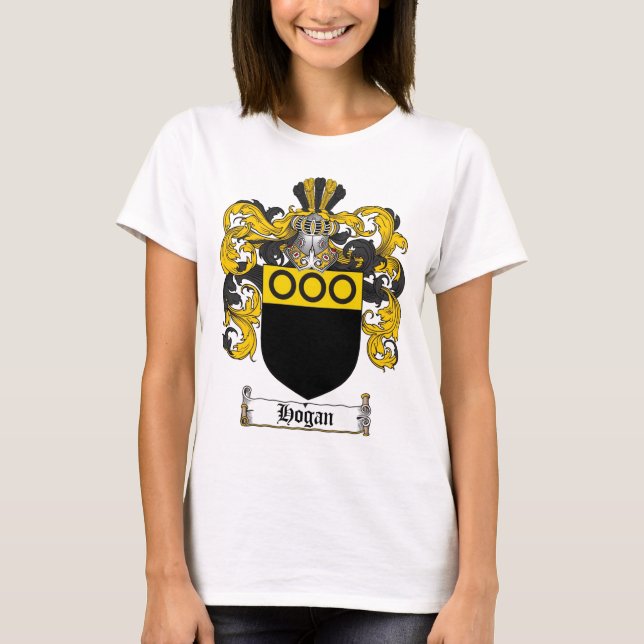 T-SHIRT LE CREST DE FAMILLE DE HOGAN - MANTEAU DE HOGAN (Devant)