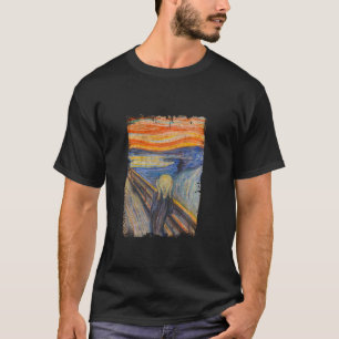 T-shirt Le Cri De L'Artiste Edvard Munch Célèbre Peinture