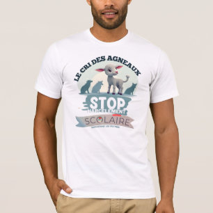 T-shirt Le Cri des Agneaux le Harcèlement scolaire