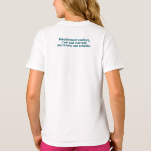 T-shirt Le Cri des Agneaux : stop harcèlement scolaire