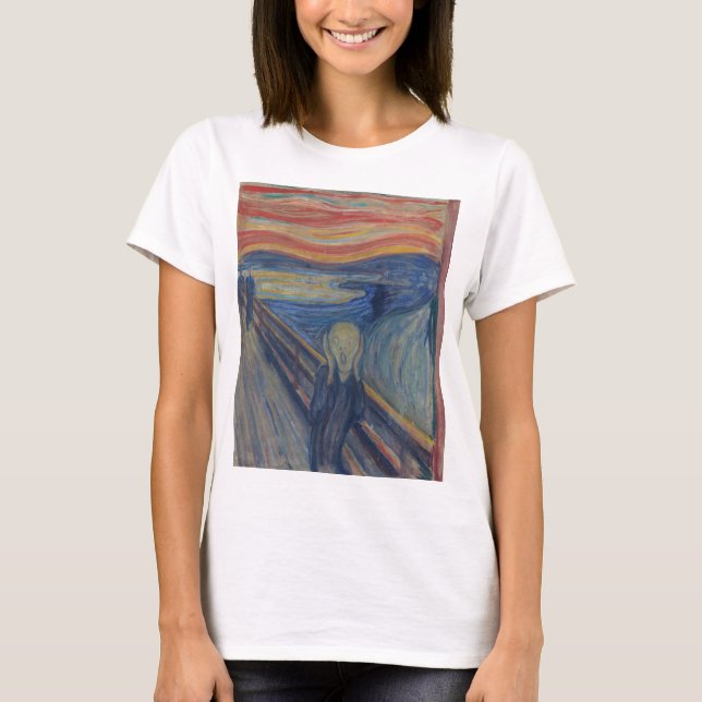 T-shirt Le cri, Edvard Munch (Devant)
