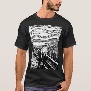 T-shirt Le cri perçant par Edvard Munch