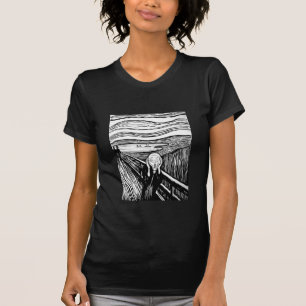 T-shirt Le cri perçant par Edvard Munch