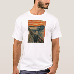 T-shirt Le cri perçant par Edvard Munch