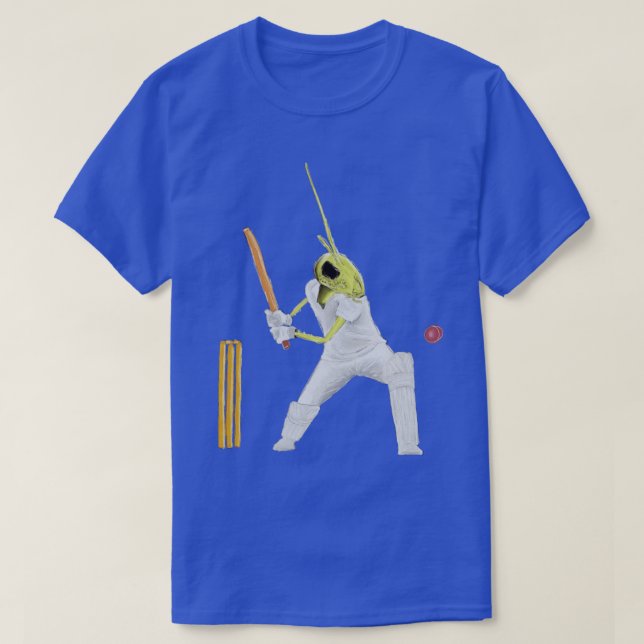 T-shirt Le cricket au cricket (Design devant)