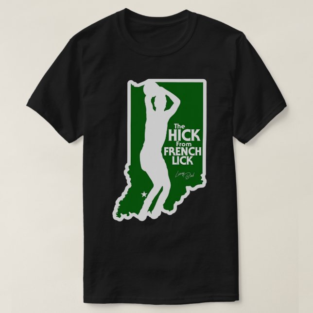 T-shirt Le crochet de French Lick (Design devant)