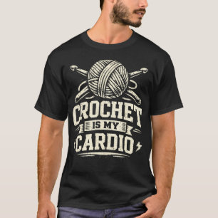 T-shirt Le Crochet Est Mon Cardio Drôle Passion De La Lain