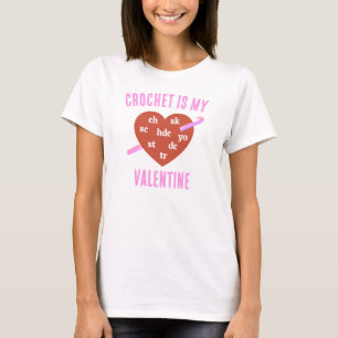 T-SHIRT LE CROCHET EST MON VALENTIN