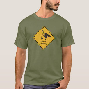 T-shirt Le croisement de Nene, trafiquent le panneau