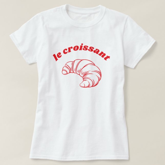 T-shirt Le Croissant (Design devant)