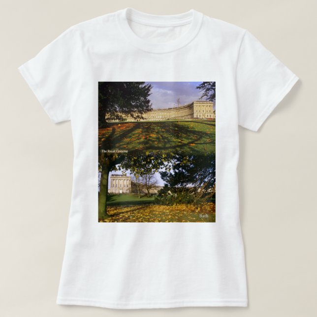 T-shirt Le Croissant Royal, Bain. (Design devant)