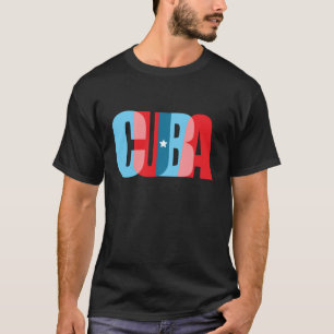T-shirt Le CUBA - conception textuelle à la mode