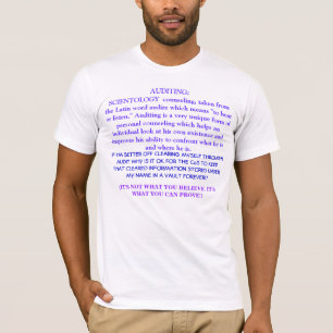 T-shirt le culte du Scientology