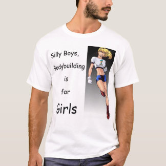 T-shirt Le culturisme est pour des filles