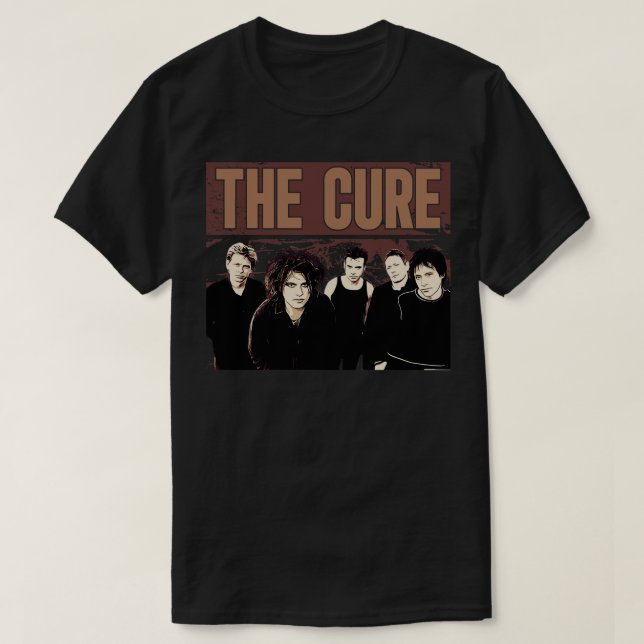 T-shirt Le Cure Brown vintage (Design devant)