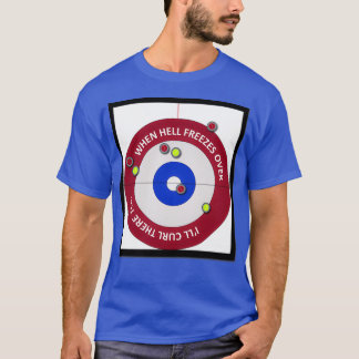 T-shirt Le Curling Quand L'Enfer Gèle