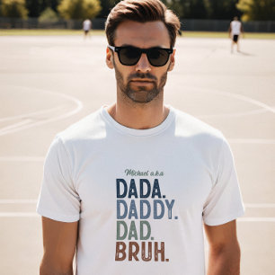 T-shirt Le Dadaïsme personnalisé du père à l'évolution bru