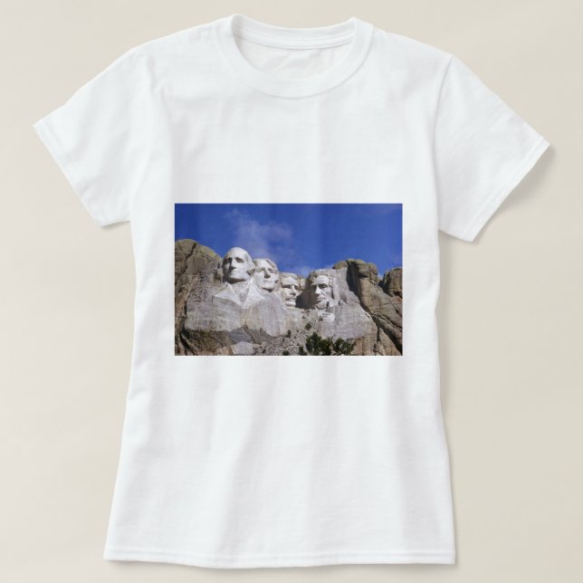T-SHIRT LE DAKOTA DU SUD - LE MONT RUSHMORE (Design devant)