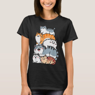 T-shirt Le de Kitty Chats Drôle Mignon Amoureux des Chats