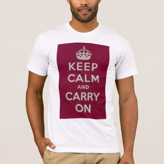 T-SHIRT LE DÉBÂCLE MAINTIENNENT CALME ET CONTINUENT LE