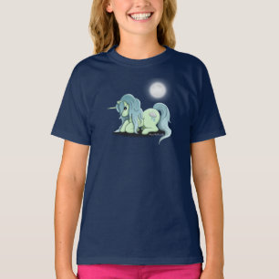 T-shirt Le débardeur de la fille de licorne de clair de