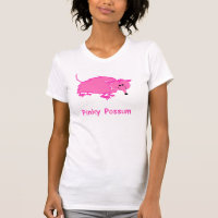 Le débardeur rosâtre des femmes d'opossum
