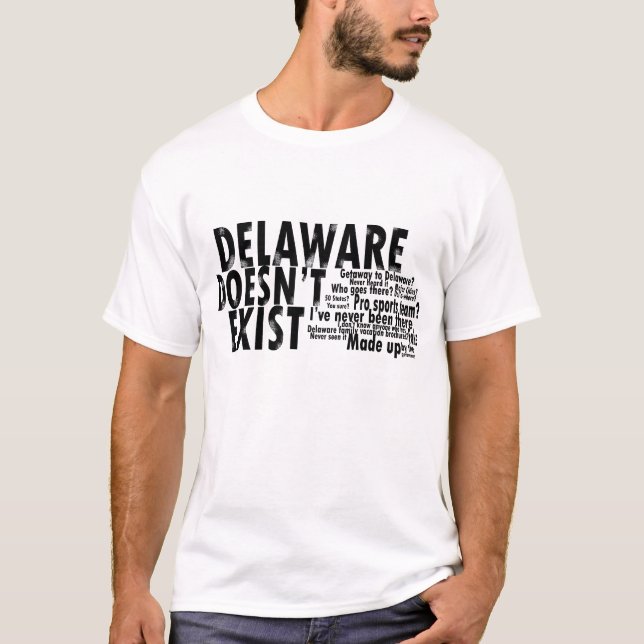T-shirt Le Delaware n'existe pas (Devant)