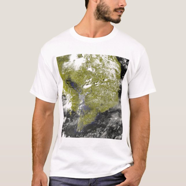 T-shirt Le delta du Mékong et la Tonle Sap (Devant)