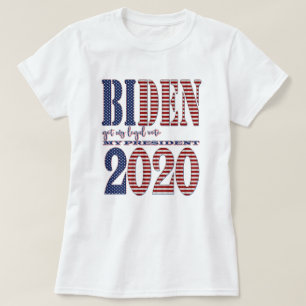 T-shirt Le démocrate Joe Biden 2020 a obtenu mon vote léga